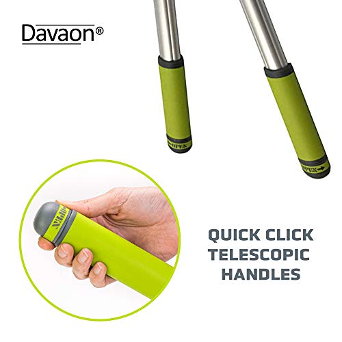 Davaon Pro Tree Pruner - Telescopic Tree Pruners & Branch Cutters- Ideal Gardening Tool for Cutting Thick Hedges and Tough Branches - Tree Loppers - Ratchet Loopers with Long Reach