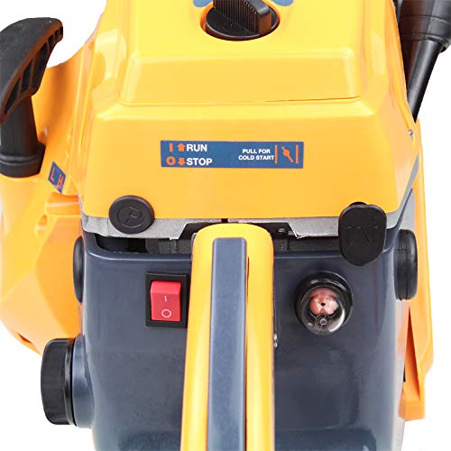 P1PE 62cc Petrol Chainsaw, 2 Year Year Warranty, 20-Inch Cutting Bar, 2 Chains, Carry Bag, Chain File & Fuel Mixing Bottle, Chainsaw Petrol, 2 Stoke Chainsaw, Multi-Tool Kit, Wood Saw, Tree Saw