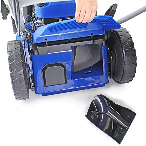 Hyundai 196cc Petrol Lawnmower, 20" 51cm 4 Stroke, Self Propelled Lawn Mower, Easy Starting with Six Cutting Heights, 70L Grass Bag & 3 Year Warranty