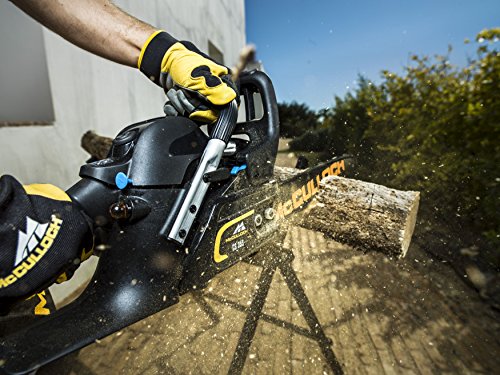 McCulloch CS 35S Petrol Chainsaw: 35cc, 14 Inch Bar Length, 52 Drive Links, Anti-Vibration System, Low Weight, Fully Assembled