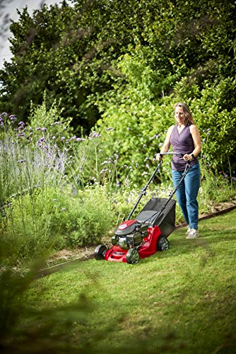 Mountfield SP41 Petrol Lawnmower, Self-Propelled, 39cm cutting width, 123cc ST120 Autochoke petrol engine, Up to 250m², Includes 40L Grass Collector