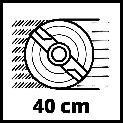 Einhell 3404821 Petrol Lawn Mower (1.2 kW, 1 Cylinder 4-Stroke Engine (OHV), 7-Level Central Cutting Height Adjustment 25 - 60 mm, Disengageable Rear-Wheel Drive), 100.0 cm*123.0 cm*51.0 cm