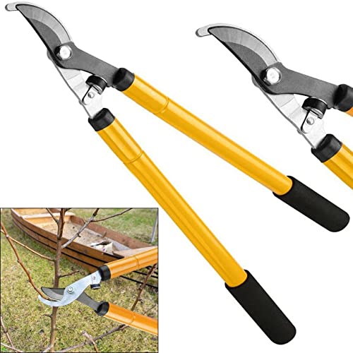 Tree Loppers - Heavy Duty 21 Inch Garden Tools Hand Loopers 4cm in Diameter for Pruning Tree Hedge Branch - Light-Weighted Gardening Tools Tree Branch Cutter Up to 4cm in Diameter