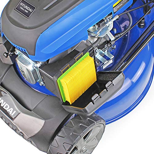 Hyundai Self Propelled Petrol Mower, 20"/51cm, 196cc Electric-Start Petrol Lawnmower with 3 Year Warranty