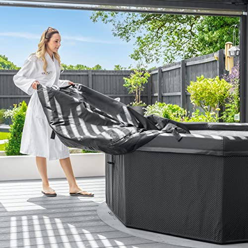 CosySpa Deluxe Rigid Foam Hot Tub Spa [2022 Model] | 4-6 People | Quick Heating Outdoor Bubble Spa – 6 Person Hot Tub | Energy Saving Tub - Optional Filters & Cover (Rigid Hot Tub, No Cover)