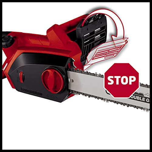 Einhell 4501720 GH-EC 2040 2000W Electric Chainsaw with Tool-Free Chain Tensioning, Black, Red, 27.5 cm*53.0 cm*21.5 cm