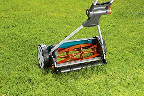GARDENA Comfort reel mower 400 C: Hand lawn mower with 40 cm working width of up to 250 m² lawn blade roll made of quality steel, non-contact cutting technique (4022-20)