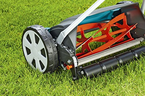 GARDENA Comfort reel mower 400 C: Hand lawn mower with 40 cm working width of up to 250 m² lawn blade roll made of quality steel, non-contact cutting technique (4022-20)
